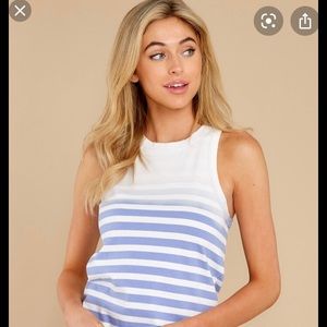 Z Supply indigo zia sun striped tank